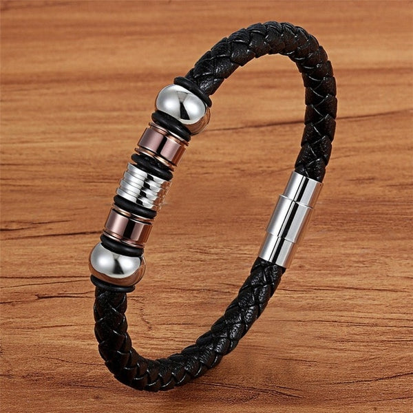 Magnetic Black Men Bracelet