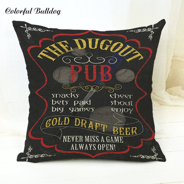 Wine Cold Beer Cushion Cover